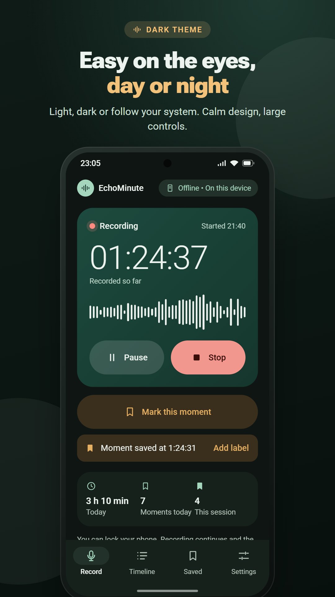 EchoMinute - Voice Recorder screenshot 8