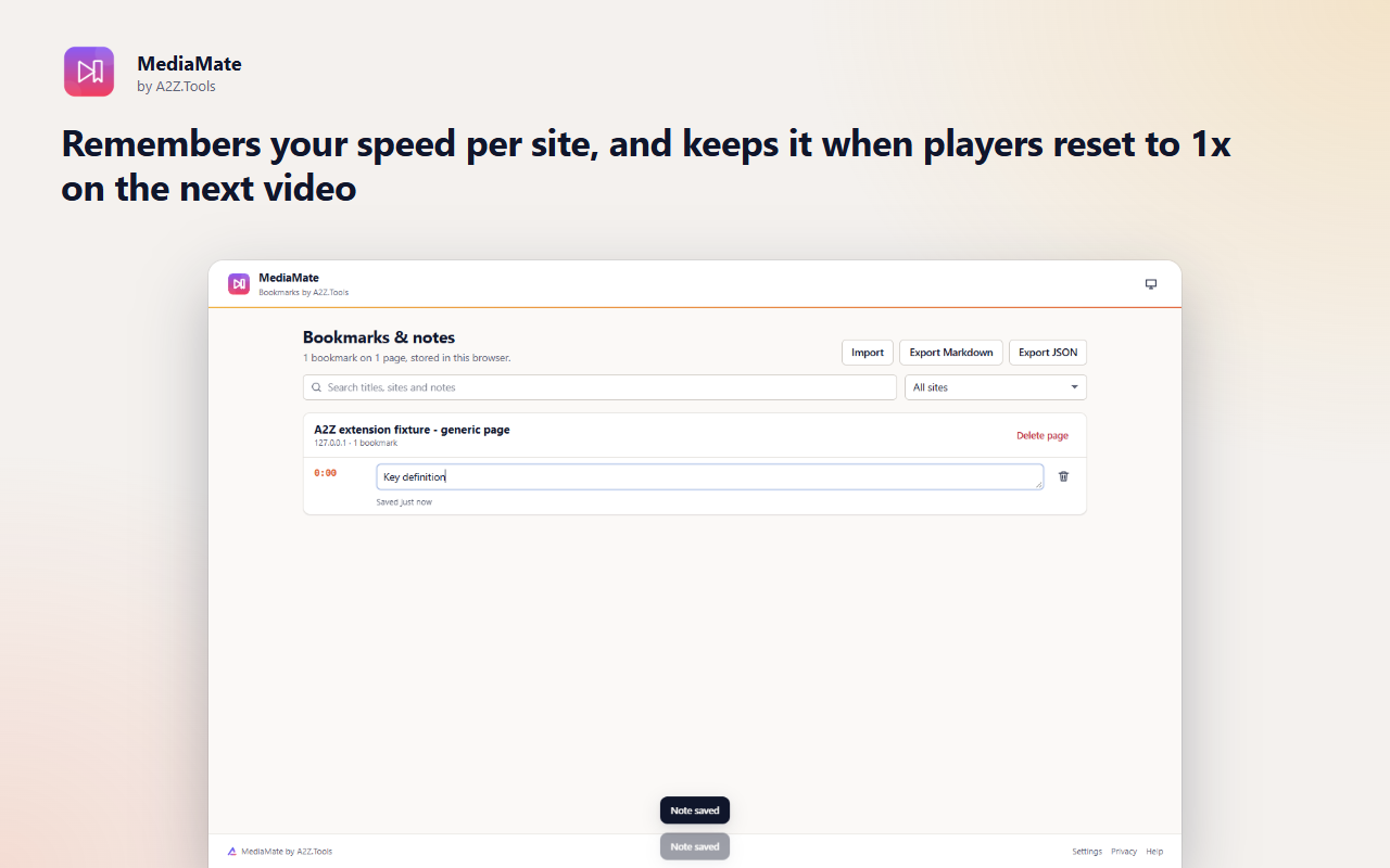MediaMate: library workflow