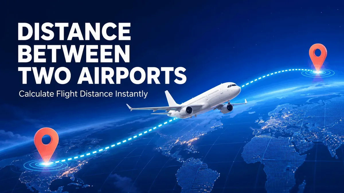 Distance between two airport